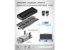 XRay NT1/RX8 Carbon Battery Plate Adjustable Weight Balance - Set