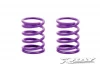 XRay Spring Set D=1.7 (28 LB) Violet - Medium - Rear (2)