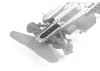XRay Graphite Chassis Cover Front