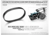 XRay Pur Reinforced Drive Belt Rear 9.0 X 201 mm