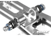 XRay Aluminium Front Middle Shaft Holder - Set