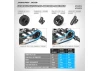 XRay X8 Aluminium Side Belt Pulley 35T - Hard Coated - Swiss 7075 T6