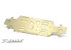 XRay XB808 11 Aluminium Chassis Long - Swiss 7075 T6 (3mm) - Hard Coated