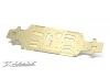XRay XB808 11 Aluminium Chassis Long - Swiss 7075 T6 (3mm) - Hard Coated