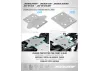 XRay XB8/XB8E Stainless Steel Chassis Protector - Rear