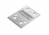 XRay XB8/XB8E Stainless Steel Chassis Protector - Rear