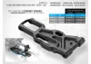 XRay XB8 C-Hub Composite Front Lower Suspension Arm - Short - Soft