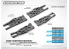 XRay GTXE Composite Solid Front Lower Suspension Arm Right - Hard