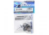 XRay XB808 Aluminium Steering Block Left - Swiss 7075 T6 - Hard Coated + Ball Bearings - V2