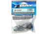 XRay XB808 Aluminium Steering Block Left - 5 Deg King-Pin - Set