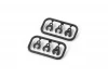 XRay XB8 Caster Clips (2)
