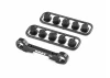 XRay Gt23 Aluminium Rear Lower Susp. Holder - Rear - Square Adj. Roll-C.