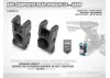 XRay XB8 Composite Rear Upright LB - Hard
