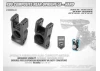 XRay XB8 Composite Rear Upright LB - Hard