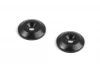 XRay Composite Rear Wing Shim - Black (2)