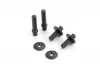 XRay Body Mount, Battery Mount + Wing Shim (2) ** CLEARANCE **