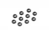 XRay Aluminium Conical Shim 3X6X2.0mm - Black (10)