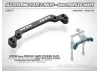 XRay Aluminium Steering Plate 2-H. - 6mm Profiled Shape - Swiss 7075 T6