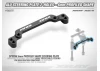 XRay Aluminium Steering Plate 2-H. - 6mm Profiled Shape - Swiss 7075 T6