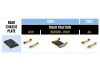 XRay Brass Rear Lower Suspension Holder Set +2 - Rr+Rf