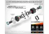 XRay XB4 Active Differential - Front/Rear - Set