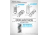 XRay Front Spring Set Progressive Open L 41mm - 2 Dots (2)