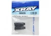 XRay Aluminium Rear Shock Body - Hard Coated (2)