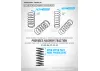 XRay Front Spring Set Progressive Open L 41mm - 2 Dots (2)