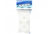 XRay XB4 Rear Wheels - White Aerodisk - 14mm Hex (2)
