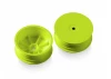 XRay 1:10 Buggy 4WD Front Wheels - 12mm Hex Aerodisk - Yellow - Hard (2)