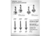 XRay X12 Kingpin 4mm With Holes - 1.5 1 Dot - Nickel Coated (2)