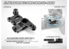 XRay X1 Aluminium Adjustable Servo Saver Set - Black