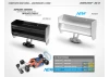 XRay X1 Composite Rear Wing - Lightweight + Wide - White