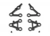 XRay Set Of Suspension Arms, Lower + Upper (2+1+1) - Hard
