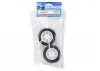 XRay M18Mt Rear Foam Tire Mounted (25Deg) - White (2)