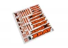 XRay Sticker For Body - Neon Orange