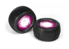 XRay GTXE Wheel Stickers - Die-Cut - Pink