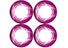 XRay GTXE Wheel Stickers - Die-Cut - Pink
