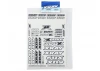 XRay XB9 Sticker For Body - White