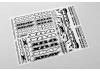 XRay XB8 Sticker For Body - White ** CLEARANCE **