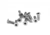 XRay Hex Screw Sfh M2X6 - Stainless (10)