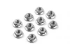 XRay Nut M4 With Serrated Flange (10)