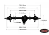 RC4WD Yota II Ultimate Scale Cast Axle (Front)