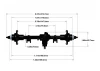 RC4WD TEQ Ultimate Scale Cast Axle (Front) RC4WD