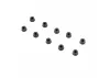 Wheel Nut - Serrated - Steel: SCX30