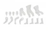 RC4WD Driver Figure Moulded Parts Tree