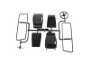 RC4WD Chevrolet Blazer Seat Backs Steering Column Window Surround Parts Tree