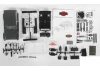 RC4WD Black Rock Body Set for 1:18 Gelande II RC4WD