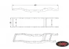 RC4WD Gelande 2 Chassis Set for D90 Body 409mm long RC4WD 3 braces & front mt