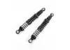 RC4WD Dual Spring 80mm Scale Black Shocks (Ver 2)